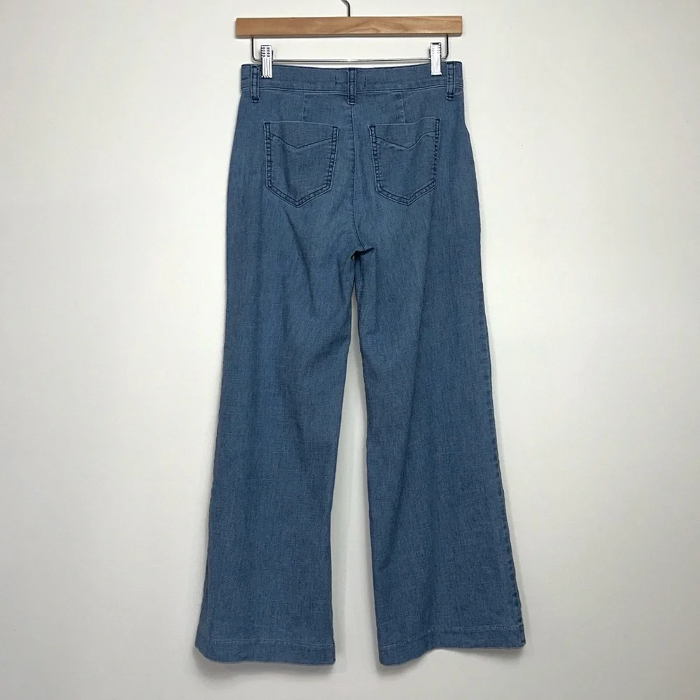 EVEREVE Beth Wide Leg Pants in Sundance Sky Wash